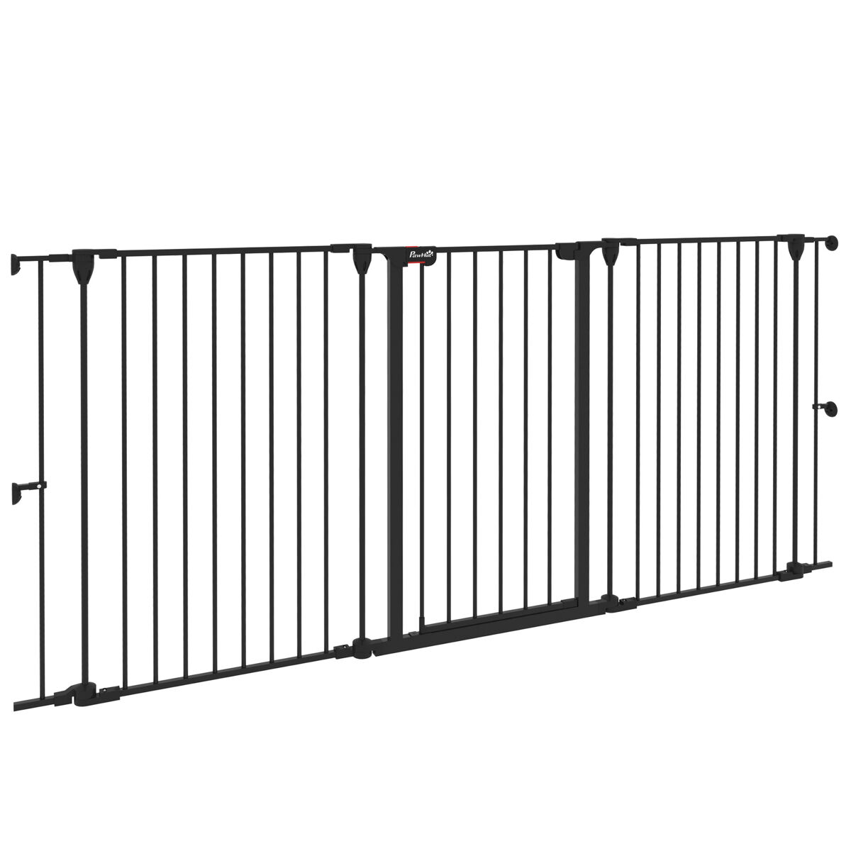 Barrera de Seguridad Acero, Plástico PawHut