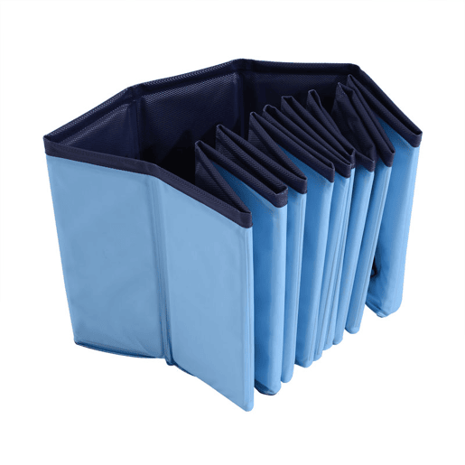 PawHut Piscina Dobrável para Cães Banheira para Animais de Estimação PVC Gatos Antiderrapante Resistente ao Desgaste Adequada para Interior e Exterior Ø100x30cm Azul