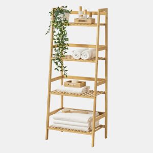 Prateleira de escada em bambu Vinje 48 x 32 x 123 cm en.casa
