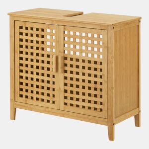 Móvel de apoio Ingmarsö em bambu 60 x 67 x 30 cm natural en.casa