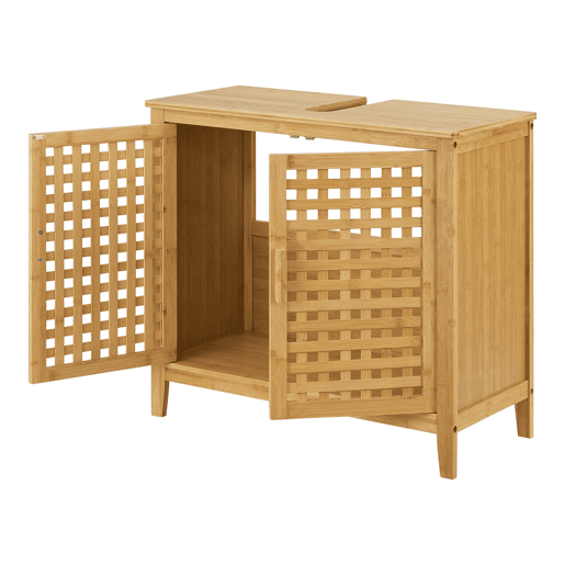 Móvel de apoio Ingmarsö em bambu 60 x 67 x 30 cm natural en.casa