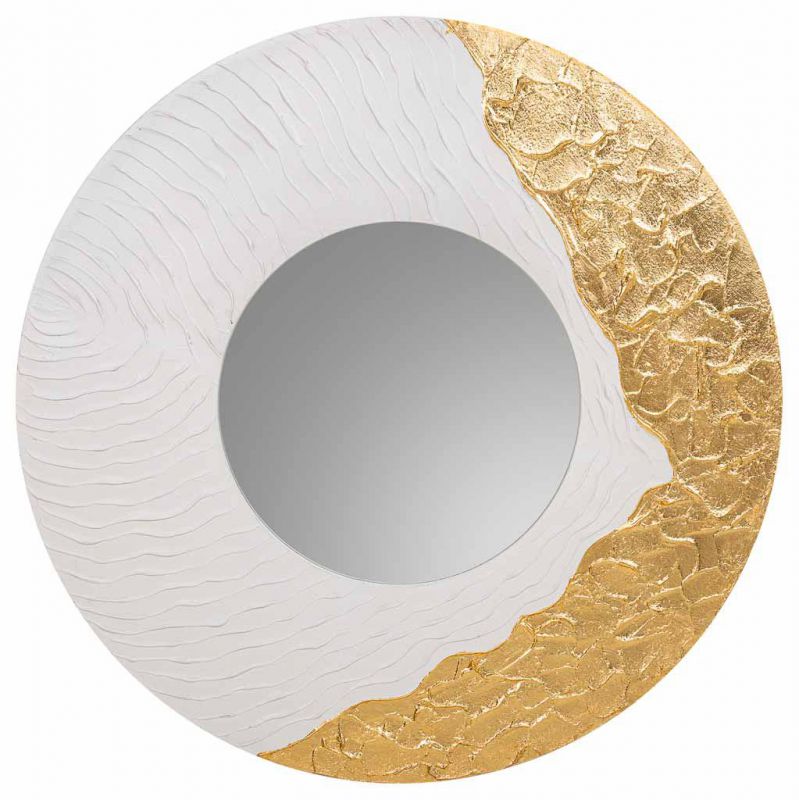 Espejo de pared alexandra house living madera 80 x 2 x 80 cm