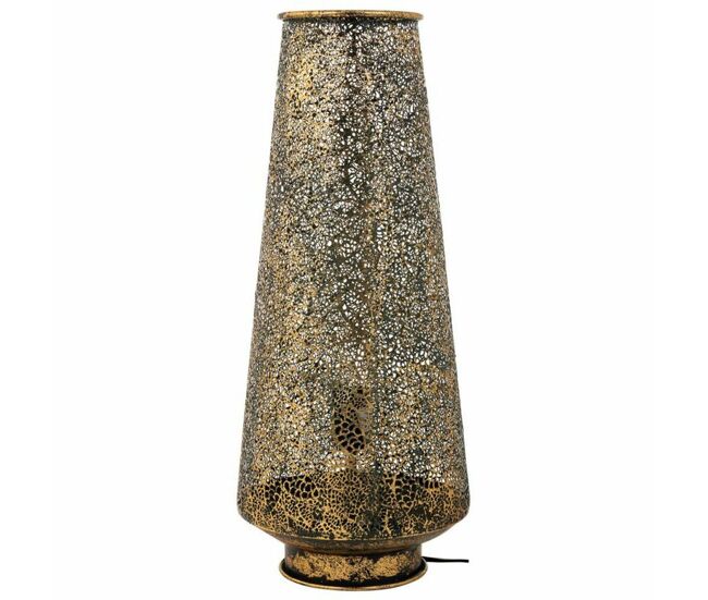 Lámpara de mesa alexandra house living oro hierro 24 x 57 x 24 cm