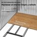 Cobertizo de Jardín Acero Galvanizado Outsunny Cobertizo de Jardín Acero Galvanizado Outsunny Marrón