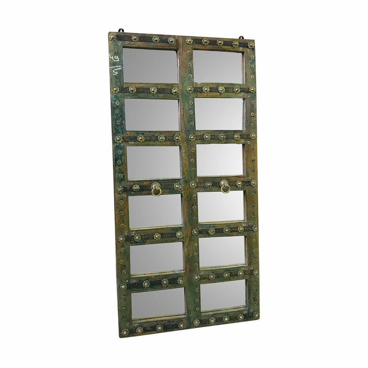 Espejo de pared alexandra house living madera reciclada 4 x 179 x 87 cm