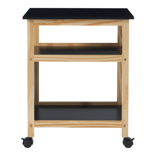 Conjunto de 2 mesas de apoio Vejen em aço 49x40x40 cm - Branco mate en.casa