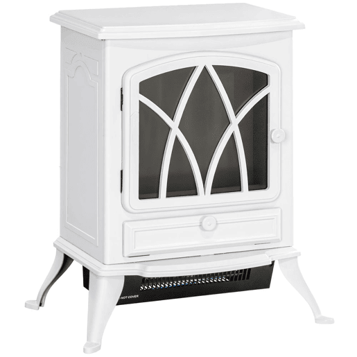 HOMCOM Lareira Elétrica Portátil Lareira Elétrica com Efeito de Chama Realista Potência 1000W2000W 45x28,5x54 cm Branco HOMCOM Lareira Elétrica Portátil Lareira Elétrica com Efeito de Chama Realista Potência 1000W2000W 45x28,5x54 cm Branco