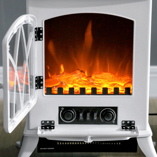 HOMCOM Lareira Elétrica Portátil Lareira Elétrica com Efeito de Chama Realista Potência 1000W2000W 45x28,5x54 cm Branco HOMCOM Lareira Elétrica Portátil Lareira Elétrica com Efeito de Chama Realista Potência 1000W2000W 45x28,5x54 cm Branco