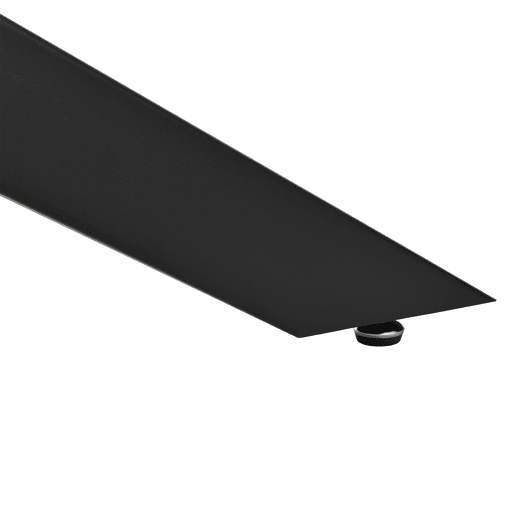 Perna de mesa em forma de estrela Oberau em aço e ferro 98 x 58 x 43 cm - Preto mate en.casa Perna de mesa em forma de estrela Oberau em aço e ferro 98 x 58 x 43 cm - Preto mate en.casa