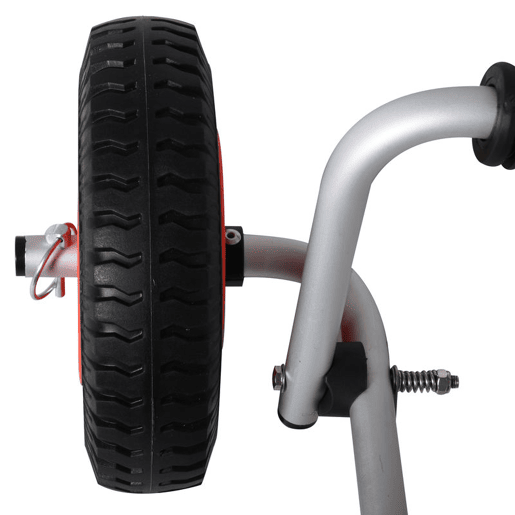 HOMCOM Carrinho de transporte dobrável para caiaque carga 75 kg de alumínio ajuste universal com rodas para barco canoa 57,5x33x24 cm prata