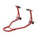 Caballete de Moto Acero Galvanizado HOMCOM Caballete de Moto Acero Galvanizado HOMCOM Rojo