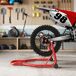 Caballete de Moto Acero Galvanizado HOMCOM Caballete de Moto Acero Galvanizado HOMCOM Rojo