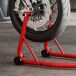 Caballete de Moto Acero Galvanizado HOMCOM Caballete de Moto Acero Galvanizado HOMCOM Rojo