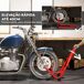 Caballete de Moto Acero Galvanizado HOMCOM Caballete de Moto Acero Galvanizado HOMCOM Rojo