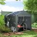 Carpa para Herramienta Metal Galvanizado, PE Outsunny Carpa para Herramienta Metal Galvanizado, PE Outsunny Gris