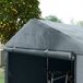 Carpa para Herramienta Metal Galvanizado, PE Outsunny Carpa para Herramienta Metal Galvanizado, PE Outsunny Gris