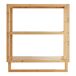 Estantería de pared Östra de 3 niveles con toallero bambú Estantería de pared Östra de 3 niveles con toallero bambú Natural