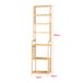 Mueble columna de baño Forssa de 7 niveles bambú Mueble columna de baño Forssa de 7 niveles bambú Natural