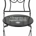 Conjunto de Mesa con 2 Sillas Conjunto de Mesa con 2 Sillas Negro