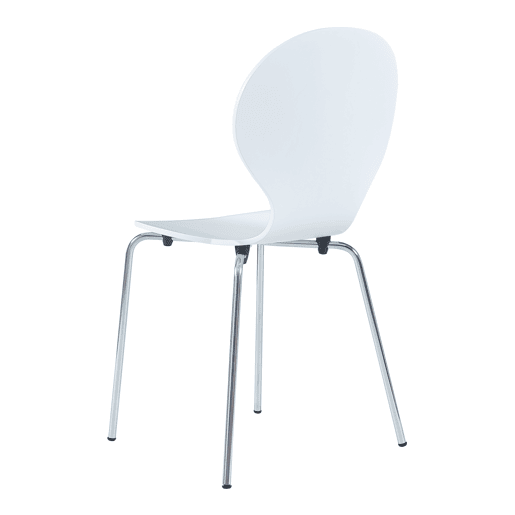 Conjunto de 4 cadeiras de jantar Etne - Branco en.casa
