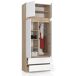 Armario S90 con altillo AKORD 2 cajones 2 puertas color Aliso 90 Armario S90 con altillo AKORD 2 cajones 2 puertas color Aliso 90 Blanco/ Madera