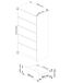 Cómoda K60 60 Cómoda K60 60 Blanco/ Madera