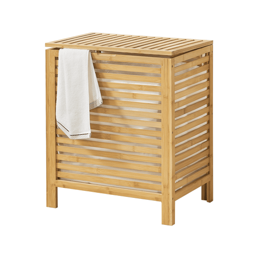 Cesto para roupa suja em bambu Skövde max 65 litros 50,5 x 35,5 x 60 cm en.casa