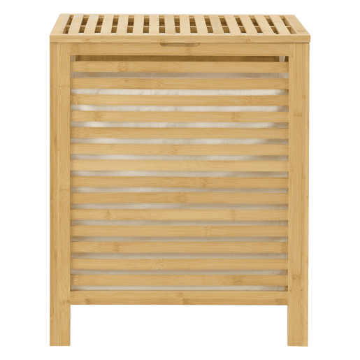 Cesto para roupa suja em bambu Skövde max 65 litros 50,5 x 35,5 x 60 cm en.casa
