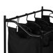 Colectores de la ropa sucia Vamdrup 4 bolsas metal / poliéster Colectores de la ropa sucia Vamdrup 4 bolsas metal / poliéster Negro