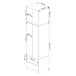 Armario S60 con extensión con 2 puertas y 2 cajones 60 Armario S60 con extensión con 2 puertas y 2 cajones 60 Blanco/ Madera