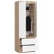 Armario S60 AKORD 2 cajones 2 puertas Roble Artisan, Blanco 60 Armario S60 AKORD 2 cajones 2 puertas Roble Artisan, Blanco 60 Blanco/ Madera