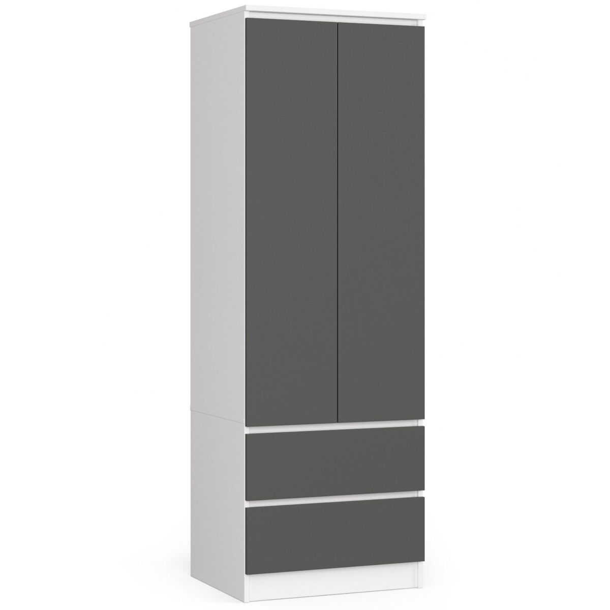 Armario S60 con 2 puertas y 2 cajones 60 Gris