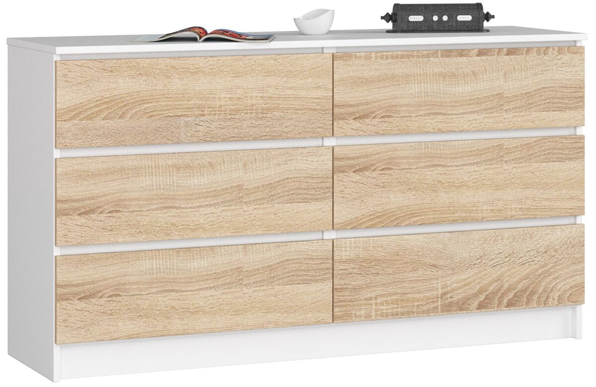 Cómoda K140 138 Blanco/ Madera