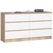 Cómoda K140 138 Cómoda K140 138 Blanco/ Madera