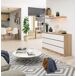 Cómoda K140 138 Cómoda K140 138 Blanco/ Madera