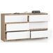 Cómoda K140 138 Cómoda K140 138 Blanco/ Madera