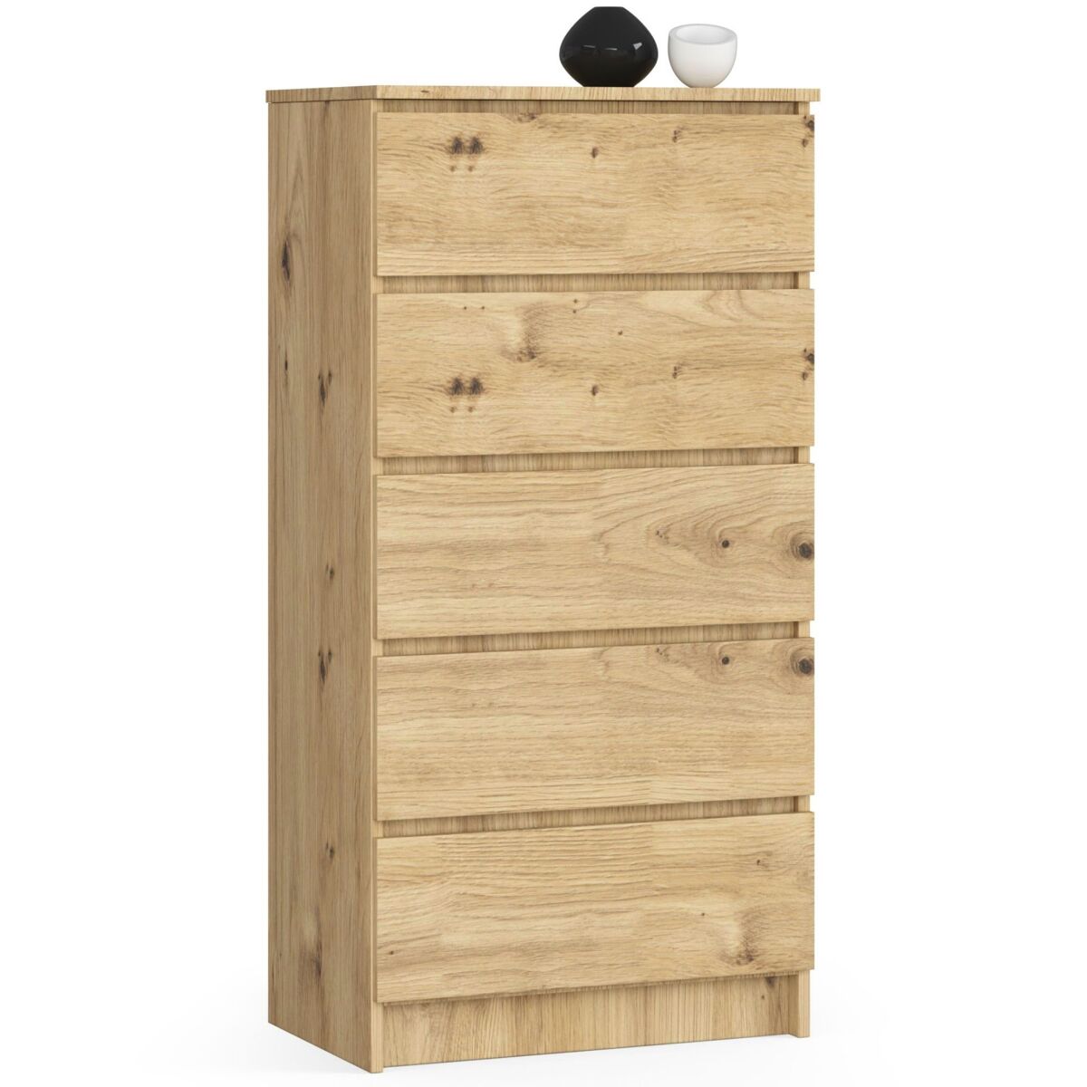 Cómoda K60 AKORD 5 cajones 60 Roble Artisan