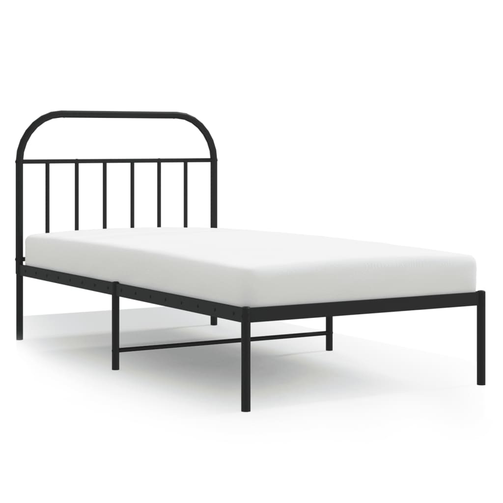 Estructura de cama 100x200 Negro