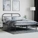 Estructura de cama 135x190 Estructura de cama 135x190 Negro