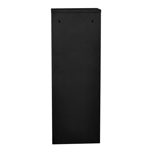Sollentuna 28 L armário de plástico metálico para o lixo 93 x 33 x 25 cm preto en.casa