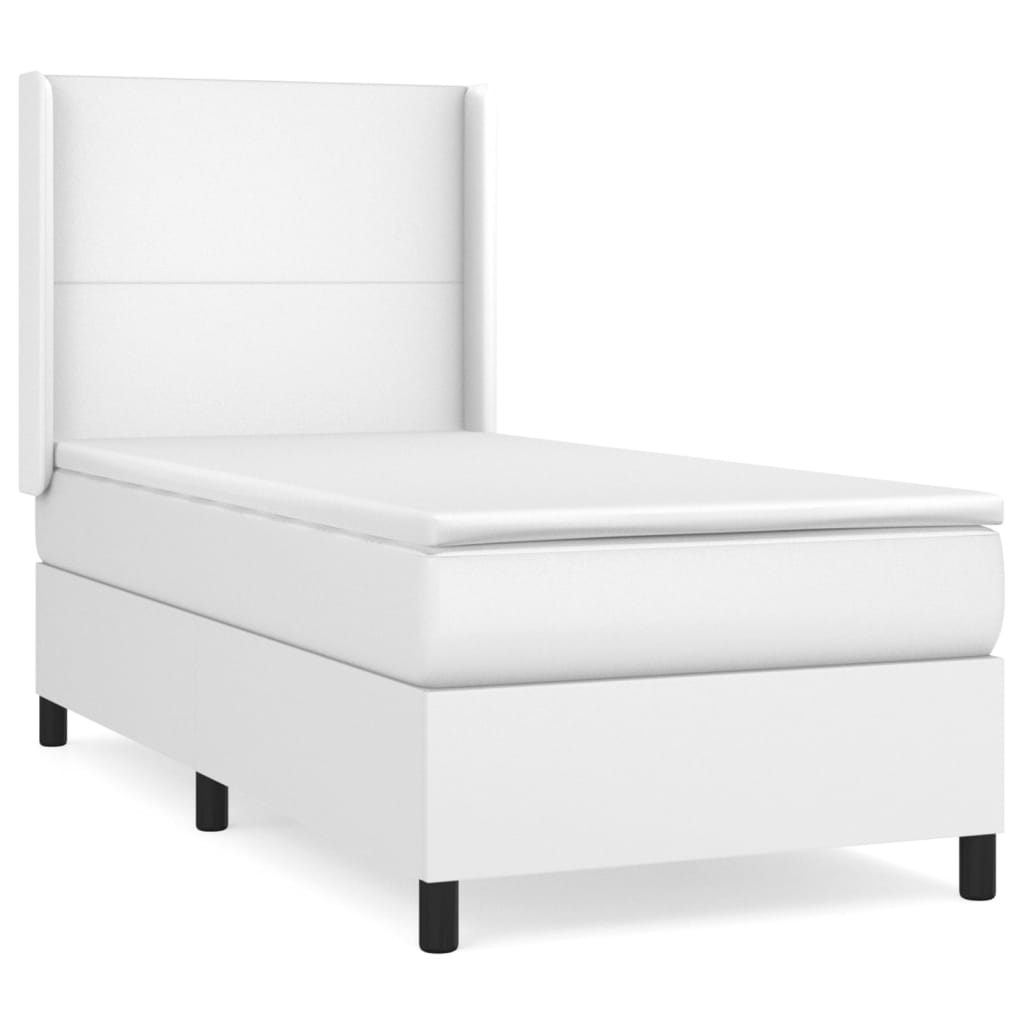 Cama box spring 90x190 Blanco