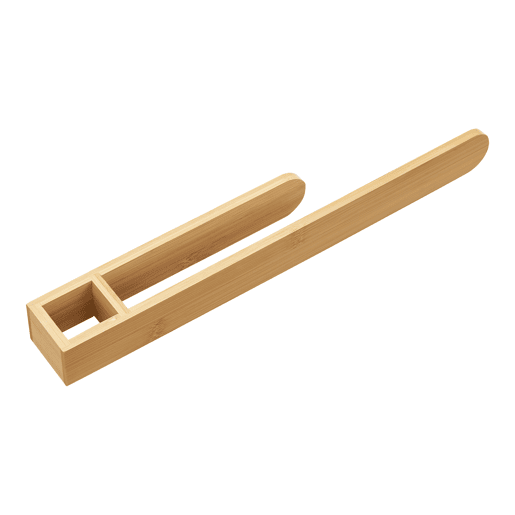 Toalheiro de parede Tønsberg com fita de bambu autocolante 38 x 5 x 4 cm natural en.casa