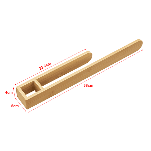Toalheiro de parede Tønsberg com fita de bambu autocolante 38 x 5 x 4 cm natural en.casa
