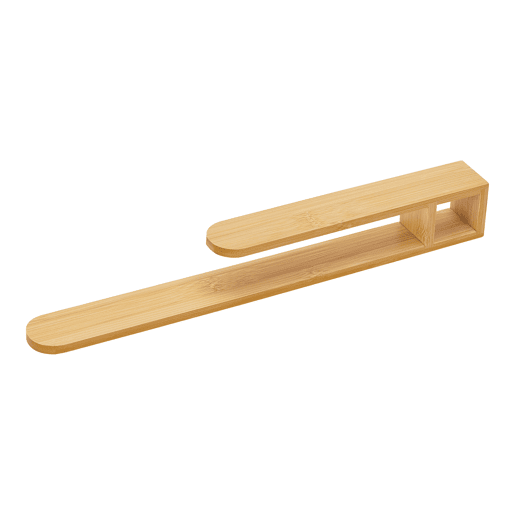 Toalheiro de parede Tønsberg com fita de bambu autocolante 38 x 5 x 4 cm natural en.casa