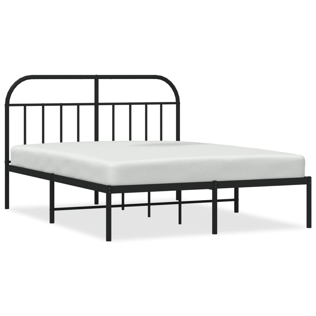 Estructura de cama 150x200 Negro