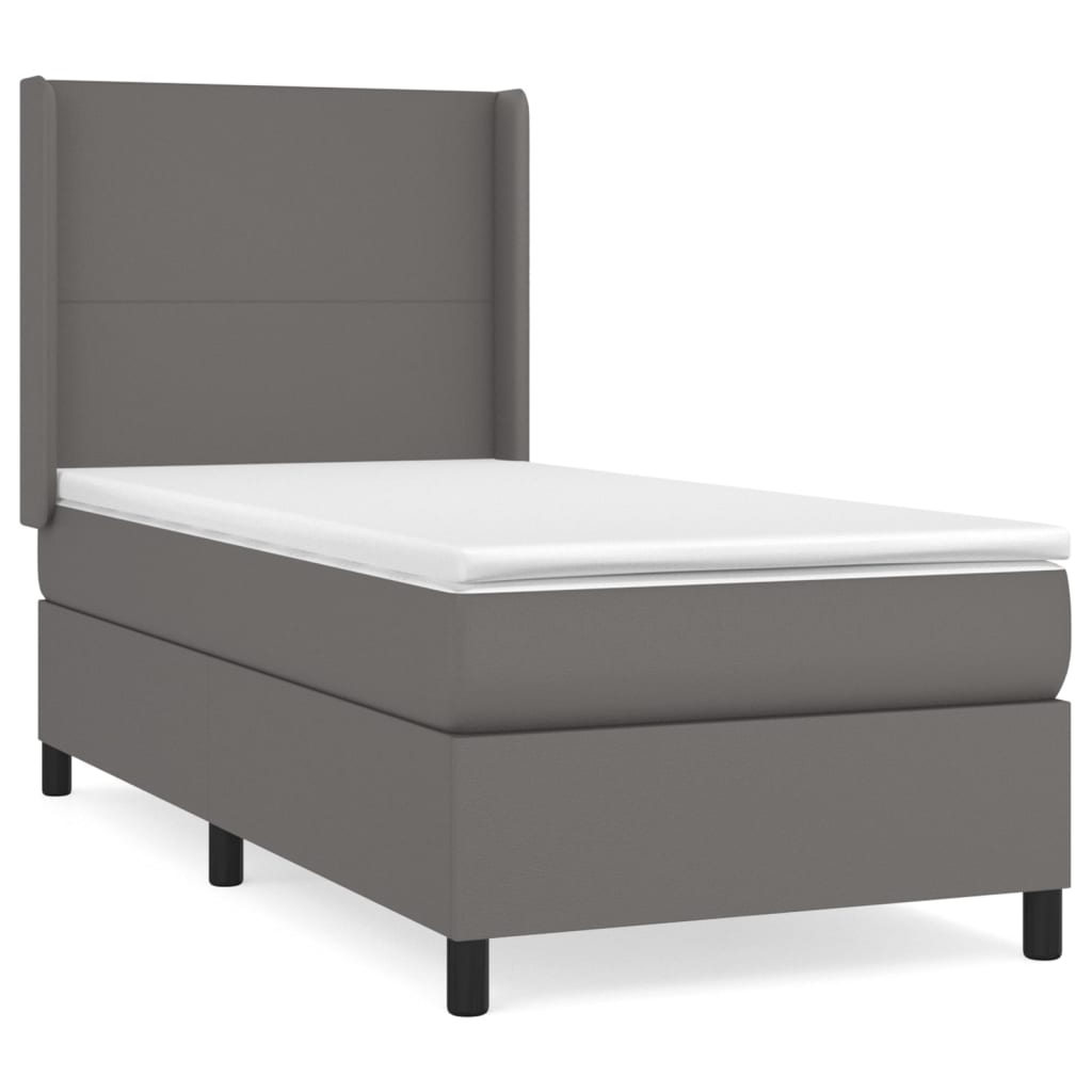Cama box spring 90x190 Gris