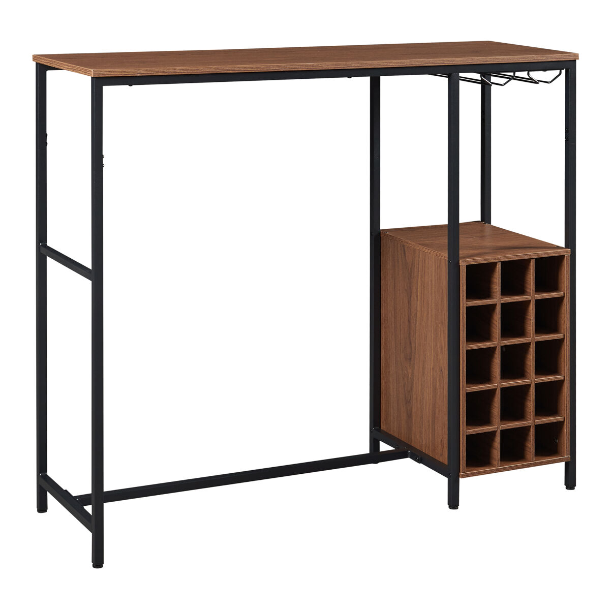 Mesa de bar Trøndelag con botellero