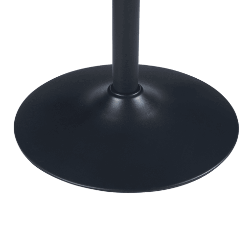 Mesa de bar Vantaa aço MDF 100x60cm - NogueiraPreto en.casa