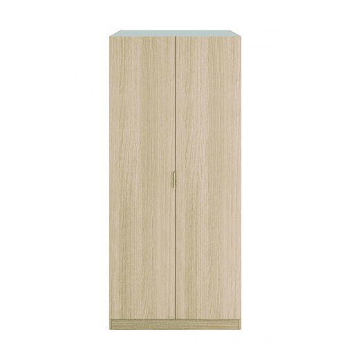 Armário 2 portas com efeito madeira