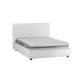 Cama de casal de tecido Cama de casal de tecido Blanco